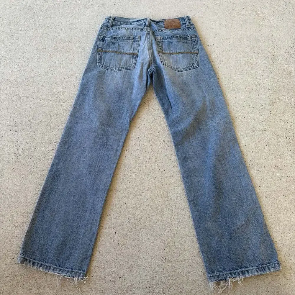 Y2k Aeropostale Essex Straight Leg Distressed Light Wash Denim Jeans 28/30